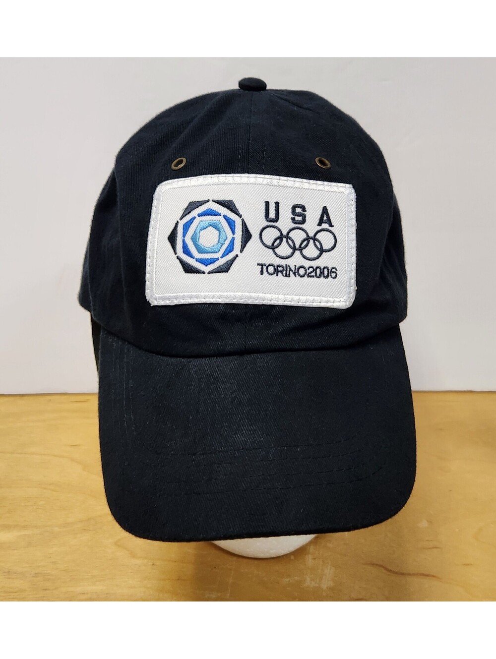 Torino 2006 Winter Olympics Team USA Baseball Cap Hat Roots Dark Midnight NWT